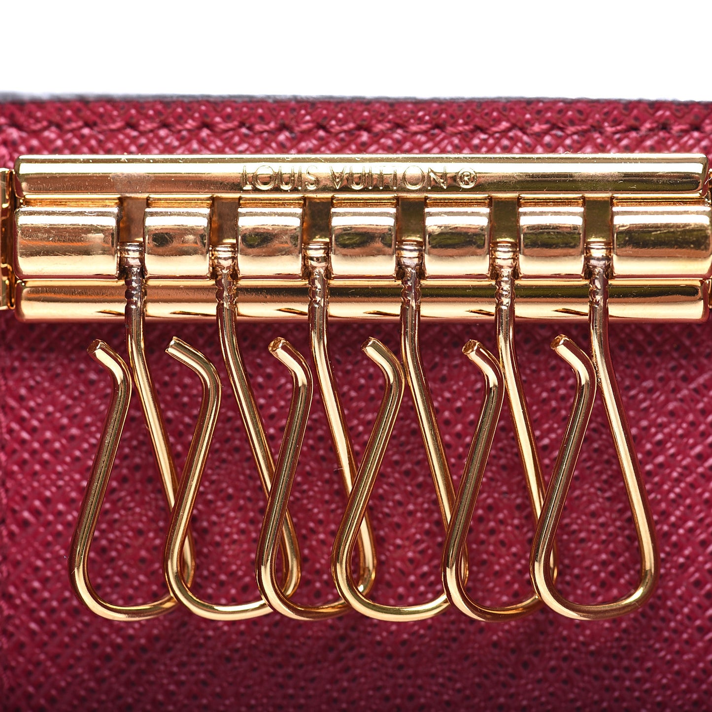 Monogram 6 Key Multicles Holder Fuchsia