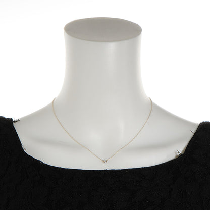 Tiffany Sterling Silver Diamond .07ct Elsa Peretti Diamonds by the Yard Pendant Necklace 2 of 5