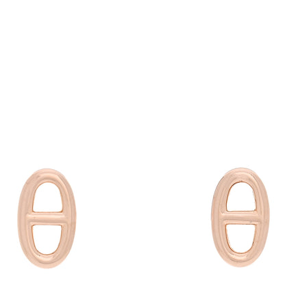 Hermes 18K Rose Gold TPM Farandole Stud Earrings 1 of 5