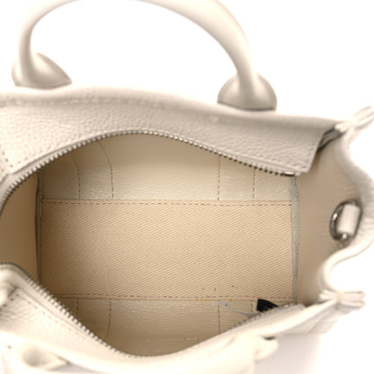 Marc Jacobs Grained Calfskin Mini The Tote Bag Cotton 4 of 11