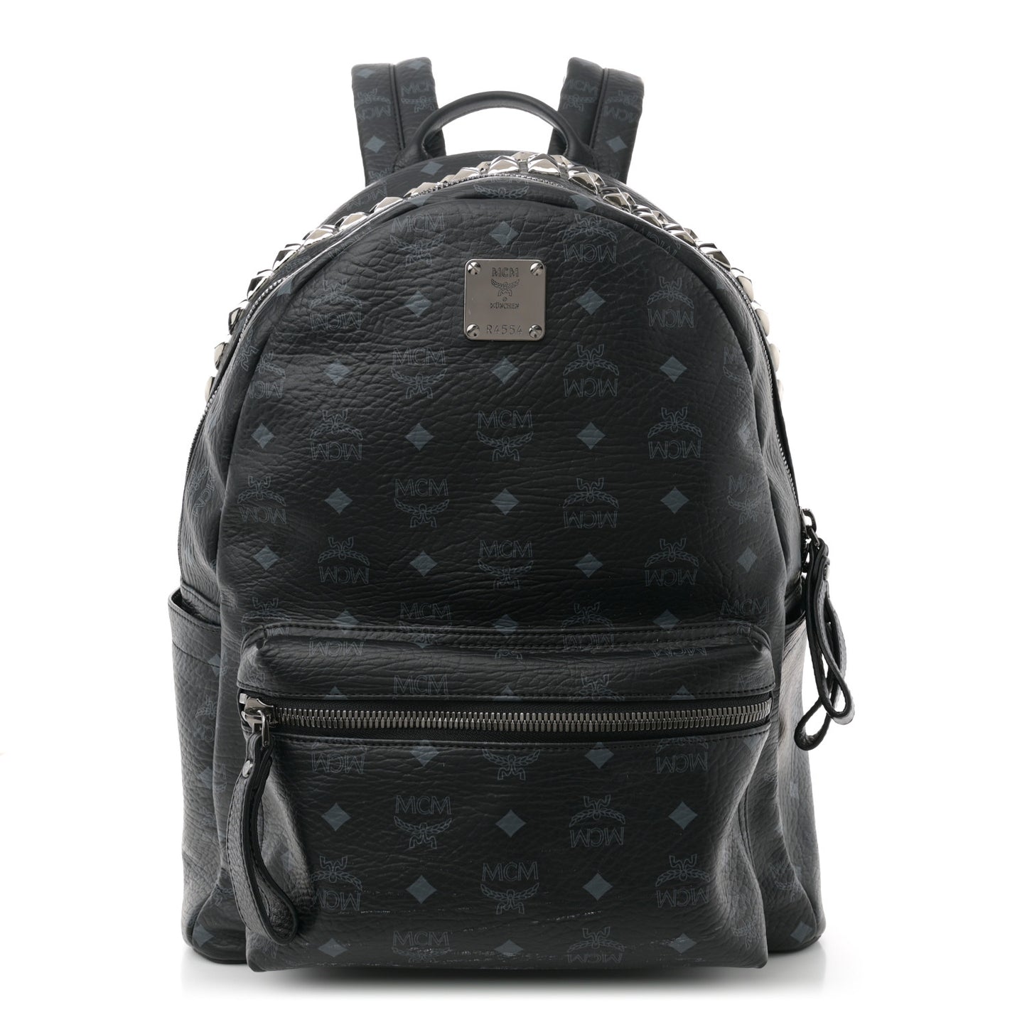 Visetos Studded Medium Backpack Black