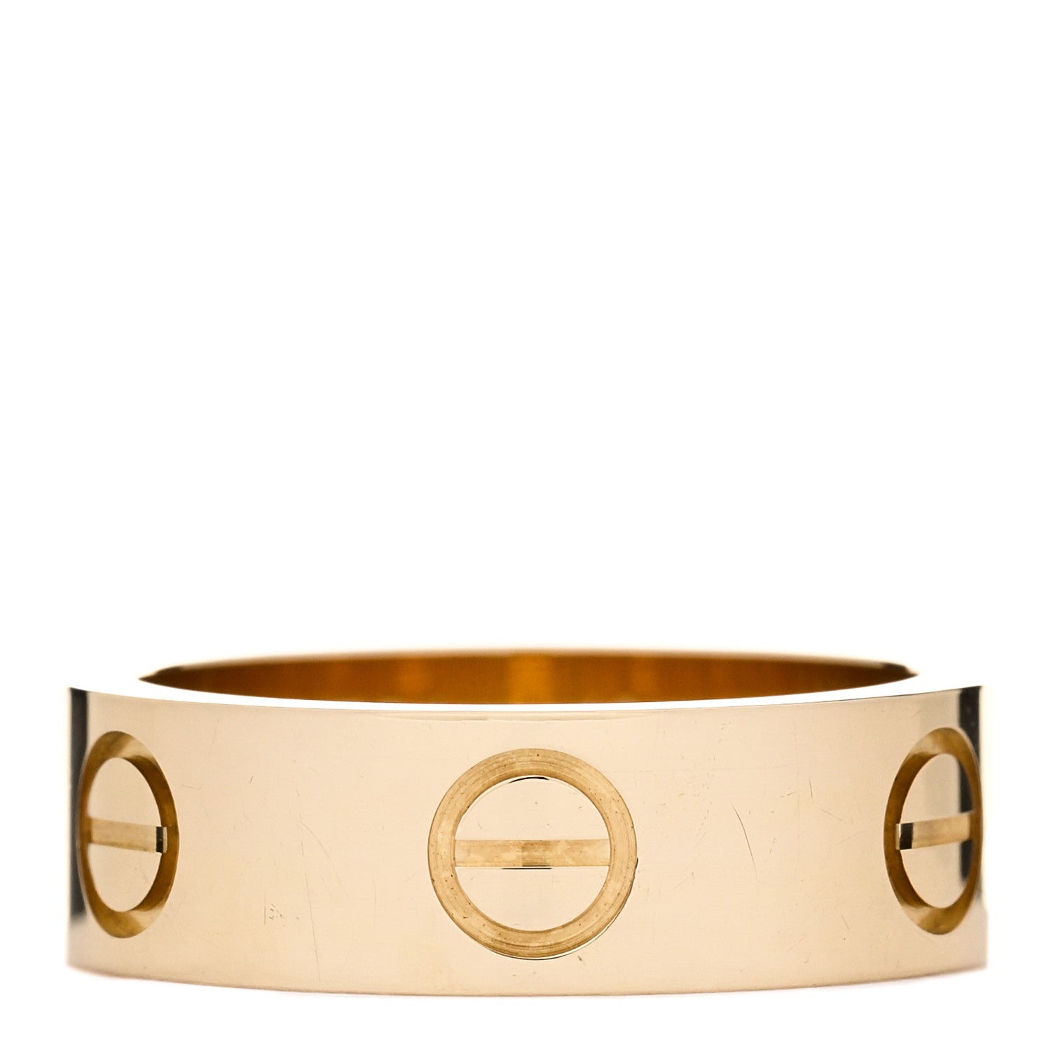 Cartier 18K Yellow Gold 5.5mm LOVE Ring 48 4.5 1 of 5