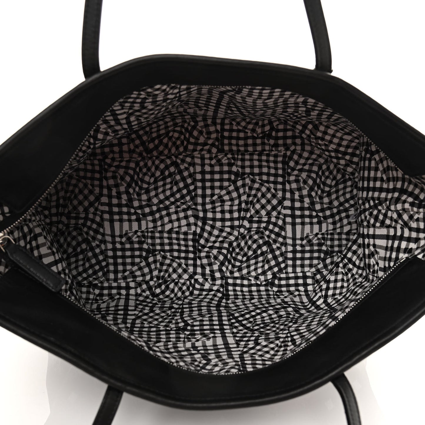 Visetos Medium Anya Zip Top Shopper Tote Black