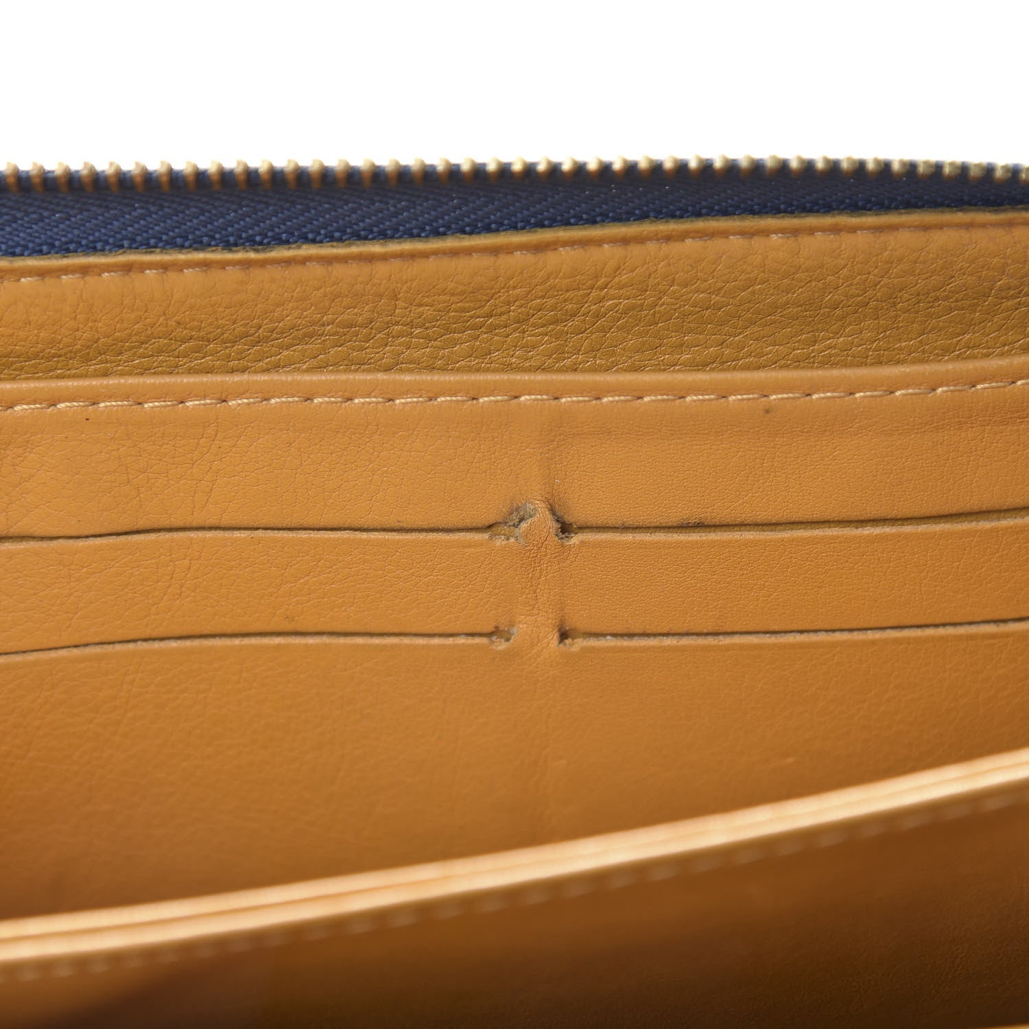Louis Vuitton Monogram Denim Zippy Wallet Blue 8 of 15