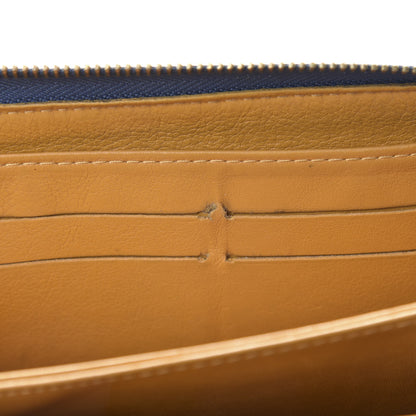 Louis Vuitton Monogram Denim Zippy Wallet Blue 8 of 15