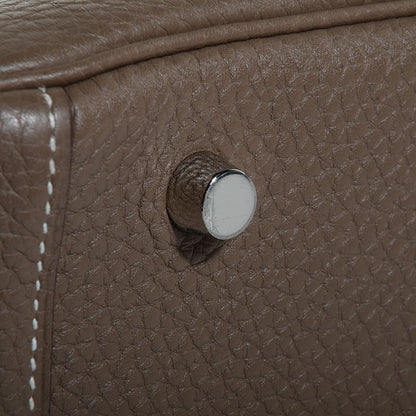 Hermes Taurillon Clemence Lindy 30 Etoupe 11 of 14