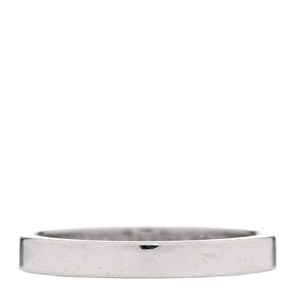 Cartier Platinum 3mm C De Cartier Wedding Band Ring 61 9.5 3 of 4