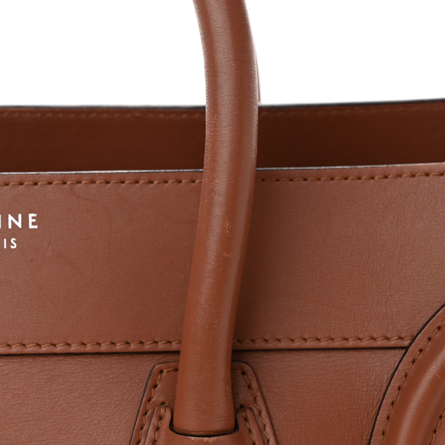 Smooth Calfskin Mini Luggage Sienna