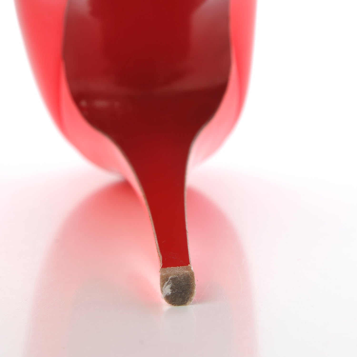 Christian Louboutin Patent Lady Peep 150 Pumps 39.5 Rose Paris 18 of 19