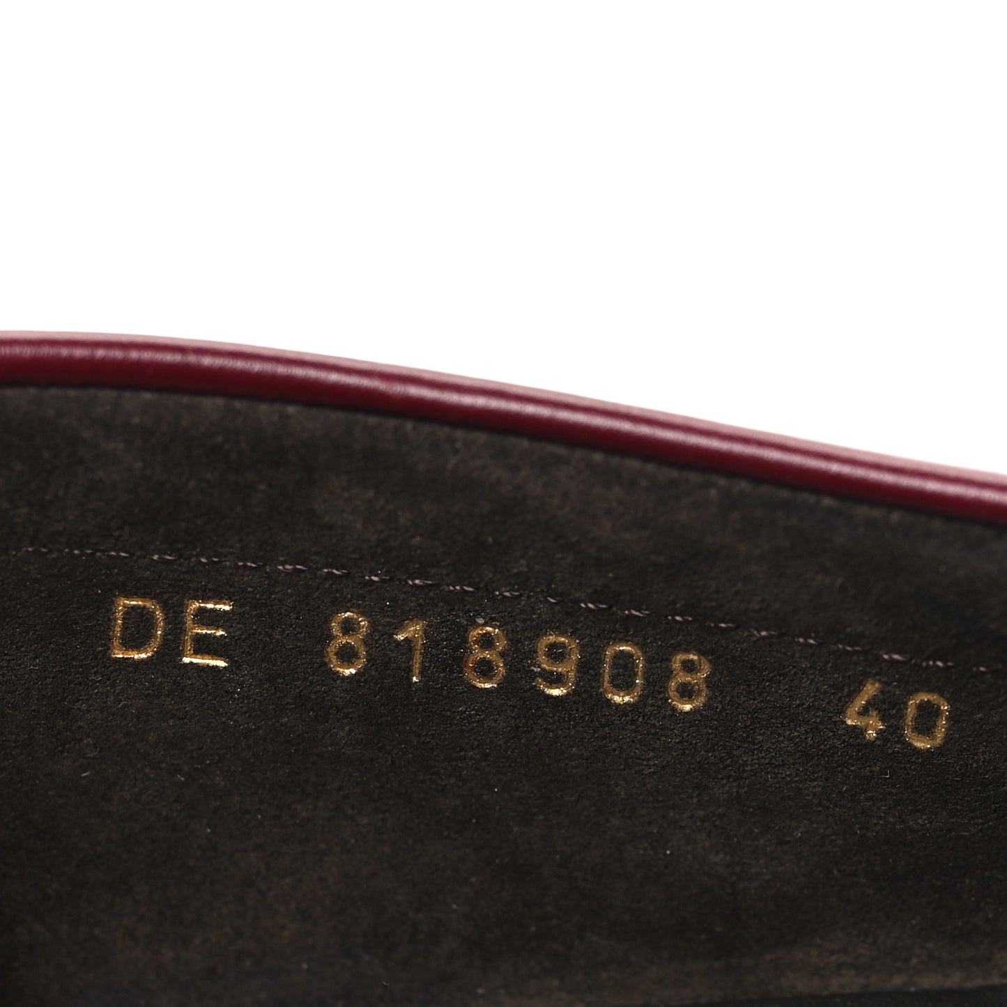 Radiance Calfskin Le Loafer 15 Moccasin 40 Dark Ruby