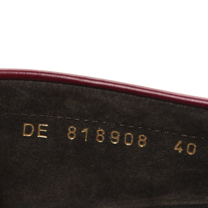 Saint Laurent Radiance Calfskin Le Loafer 15 Moccasin 40 Dark Ruby 8 of 10