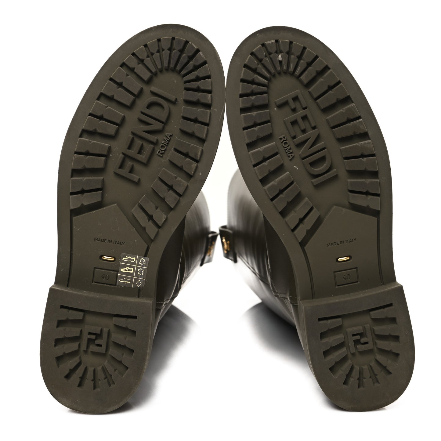 Calfskin Filo Boots 40 Green