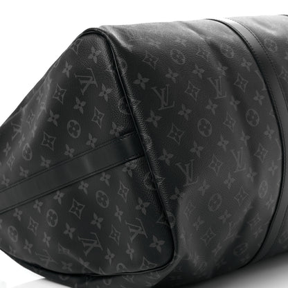 Louis Vuitton Monogram Eclipse Keepall Bandouliere 55 8 of 10