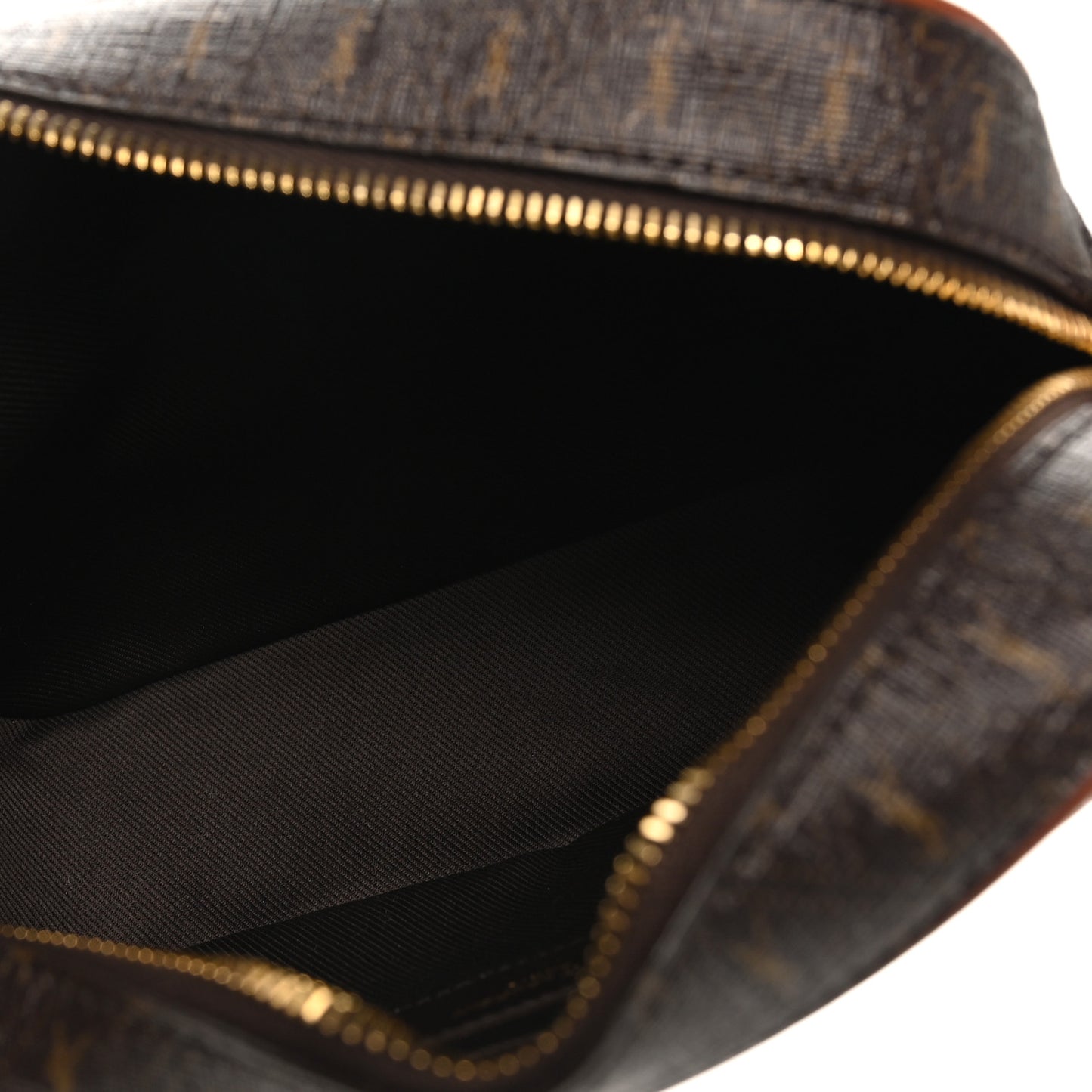 Canvas Smooth Calfskin Le Monogramme Camera Bag Chestnut