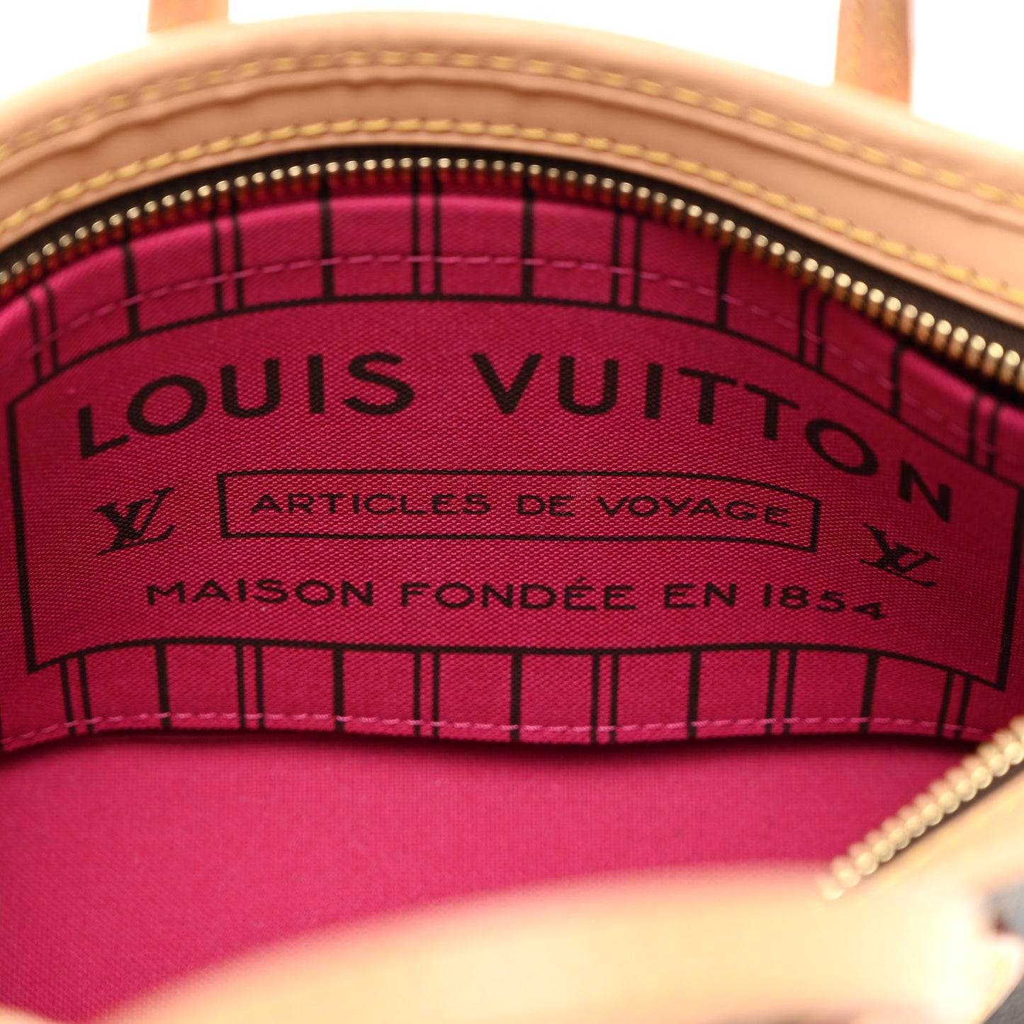 Monogram Neverfull BB Pink Peony