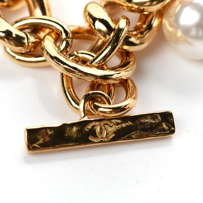 Chanel Pearl CC Chain Bracelet Gold 4 of 4
