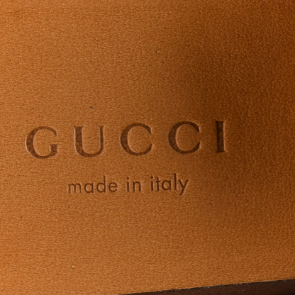 Gucci Calfskin Womens Princetown Slippers 35 Fondente Brown 8 of 10