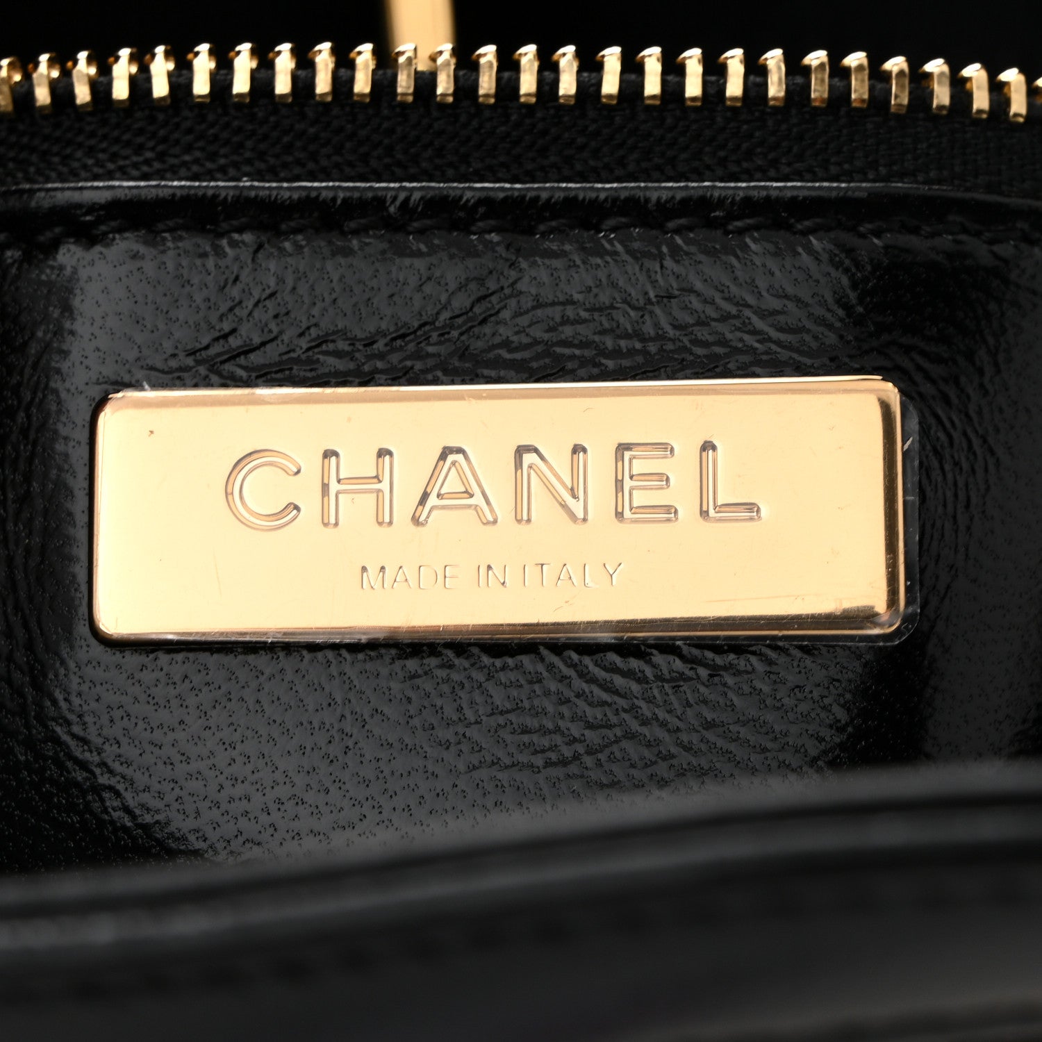 Chanel Shiny Lambskin Pony Hair Cheetah Printed Mini 31 Shopping Bag Light Beige Black 6 of 11