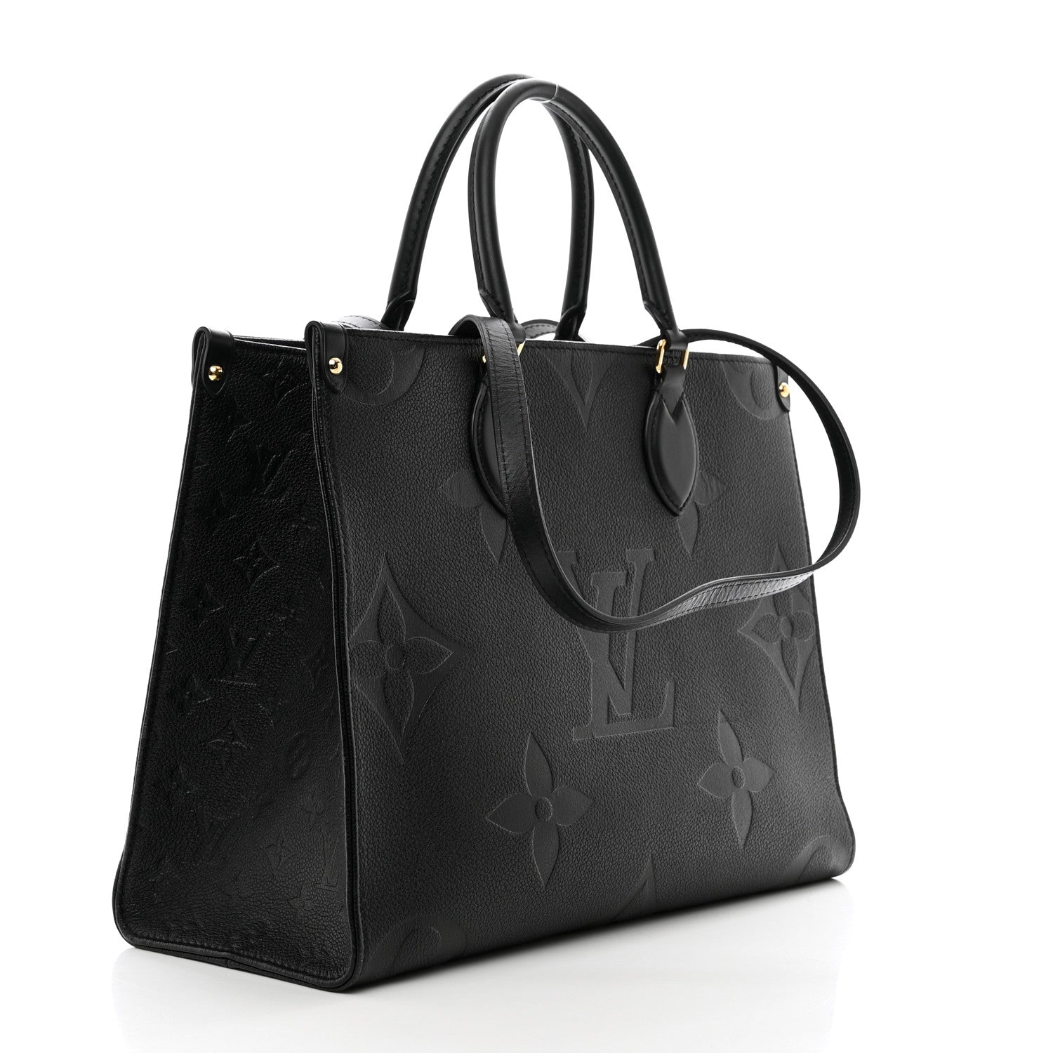 Louis Vuitton Empreinte Monogram Giant Onthego MM Black 3 of 9