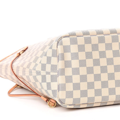 Louis Vuitton Damier Azur Neo Neverfull MM Rose Ballerine 8 of 15