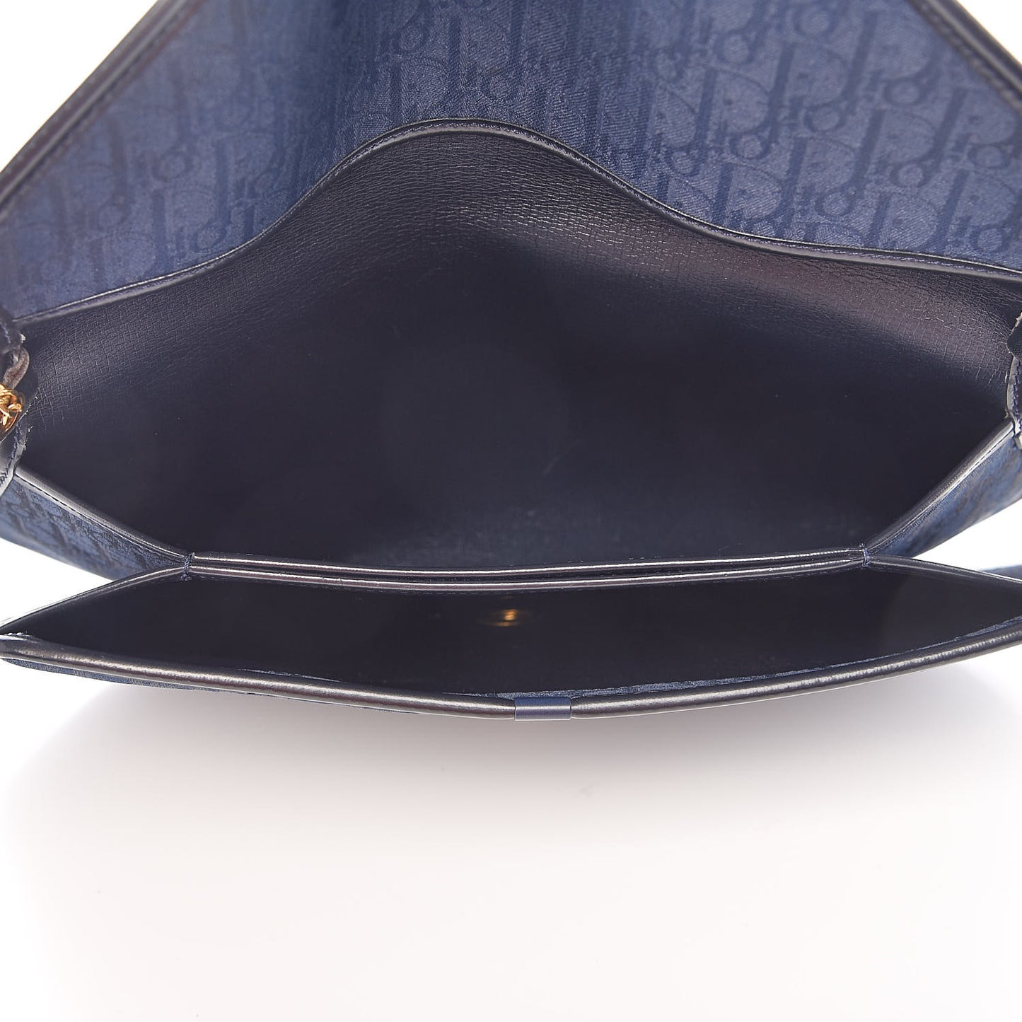 Monogram Chain Flap Navy