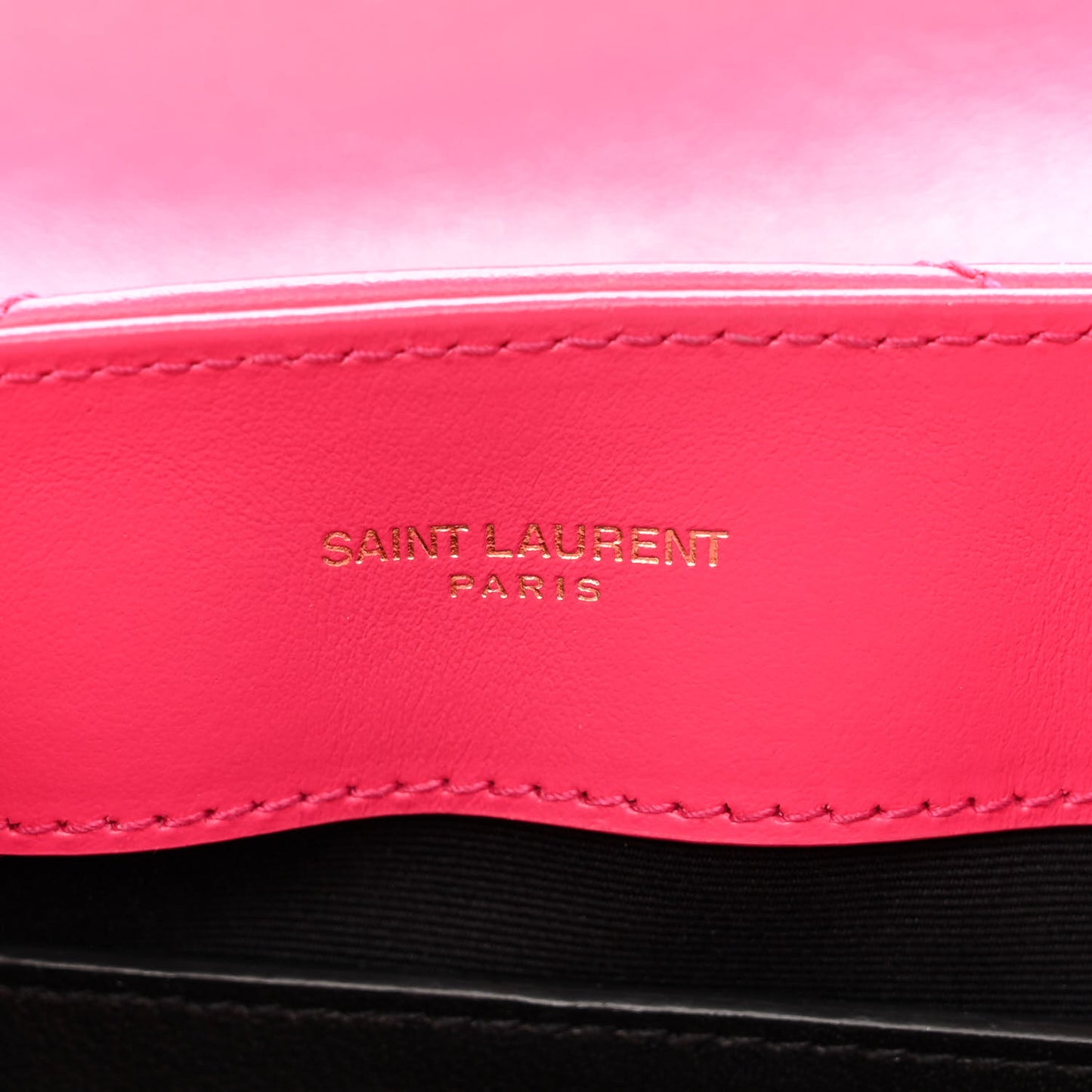 Calfskin Y Quilted Monogram Small Loulou Chain Satchel Fresh Fuchsia