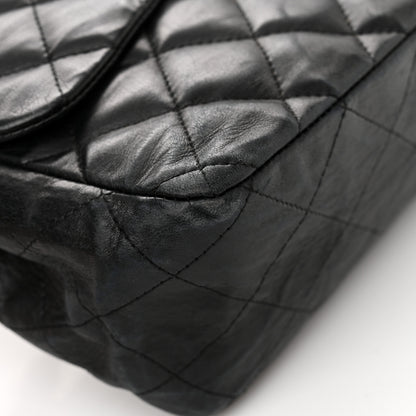 Chanel Lambskin Quilted Jumbo Single Flap Black 9 of 14