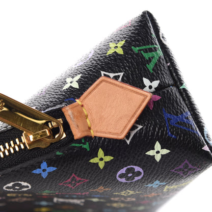 Louis Vuitton Monogram Multicolor Cosmetic Pouch Black Grenade 10 of 12