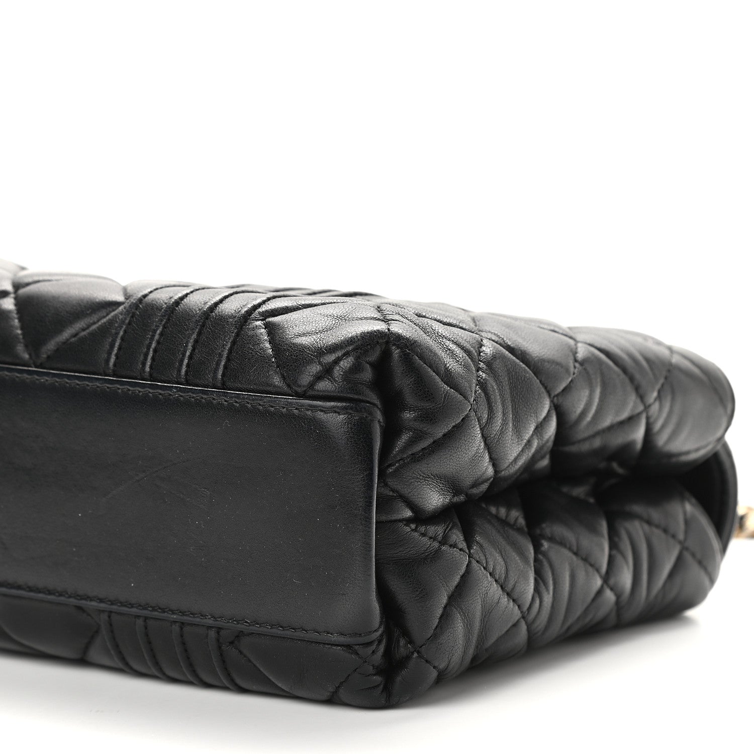 Chanel Lambskin Quilted Camera Case Black 9 of 9