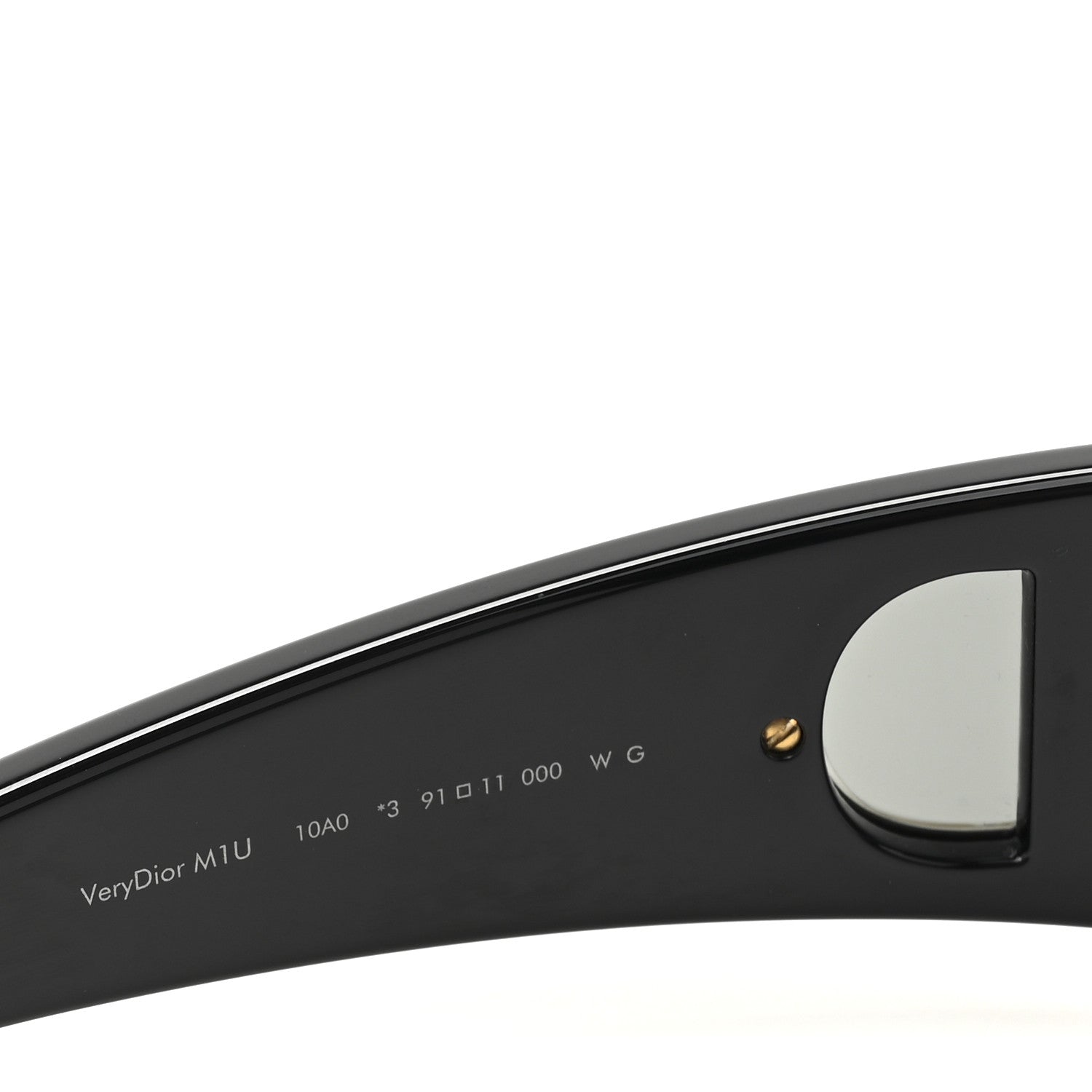 Christian Dior Acetate Nylon Cannage VeryDior M1U Sunglasses Black 5 of 7