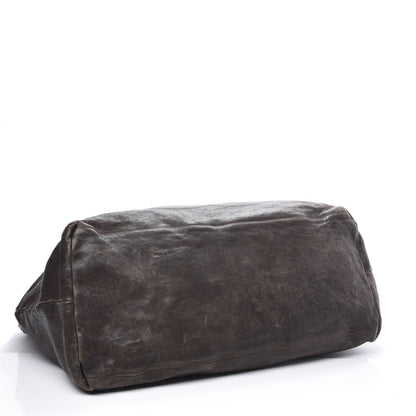 Chanel Distressed Caviar XL Coco Cabas Brown 4 of 14