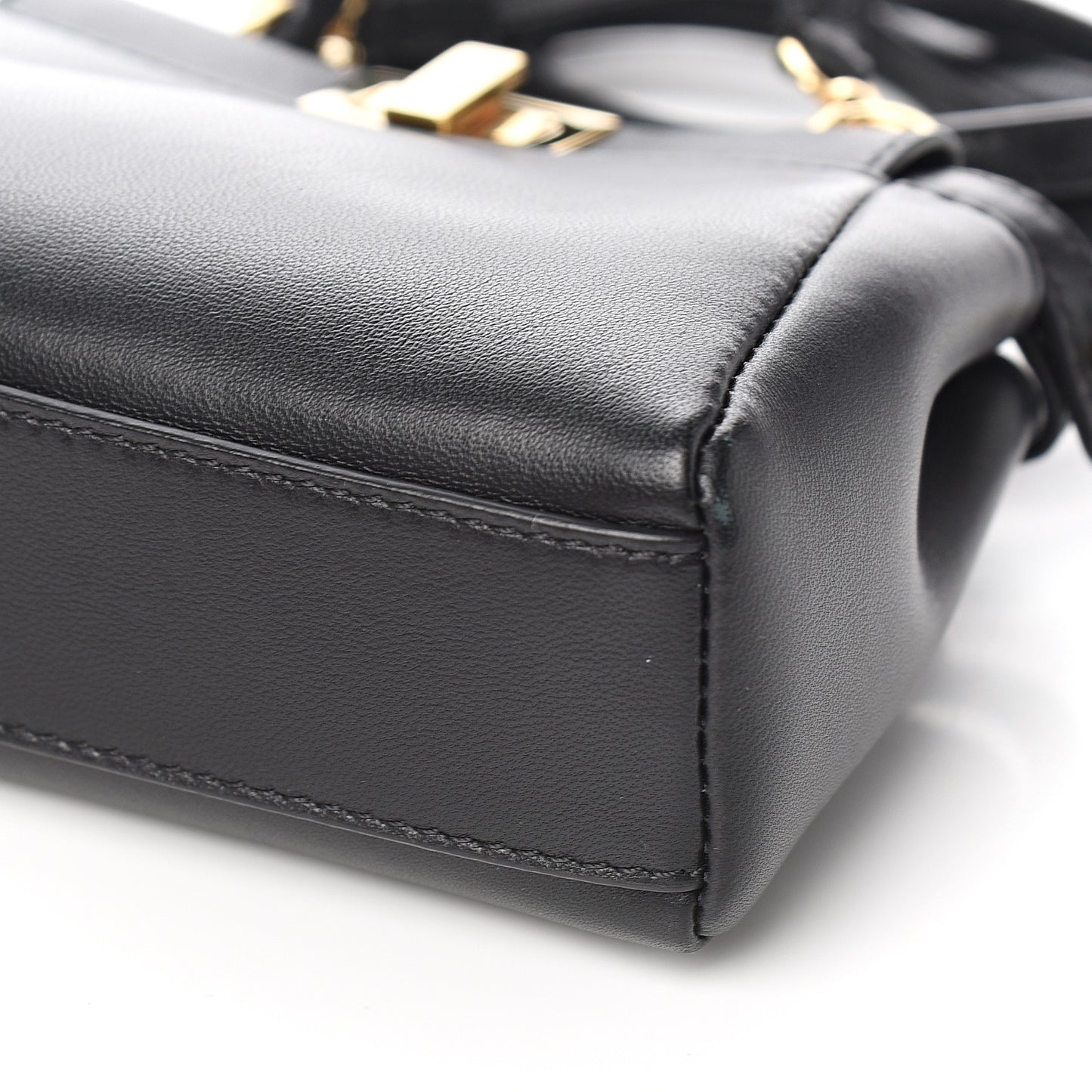 Nappa Micro Peekaboo Iconic Satchel Black