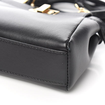 Fendi Nappa Micro Peekaboo Iconic Satchel Black 5 of 9