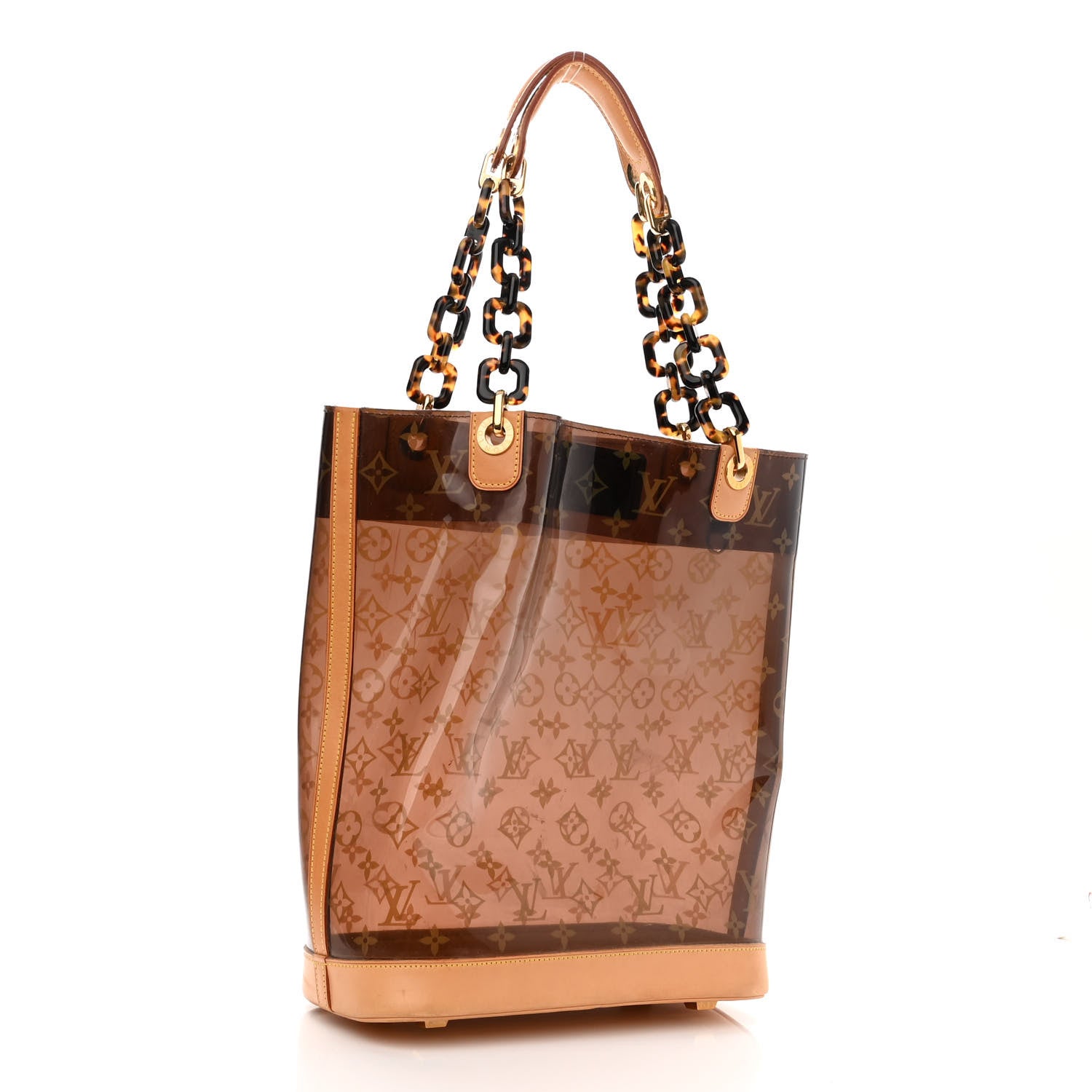 Louis Vuitton Vinyl Cabas Sac Ambre MM 3 of 11