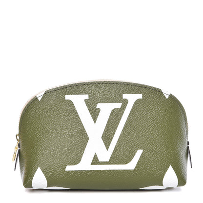 Louis Vuitton Monogram Giant Cosmetic Pouch Kaki 1 of 10