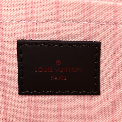 Louis Vuitton Damier Ebene Neverfull MM GM Pochette Rose Ballerine 6 of 8