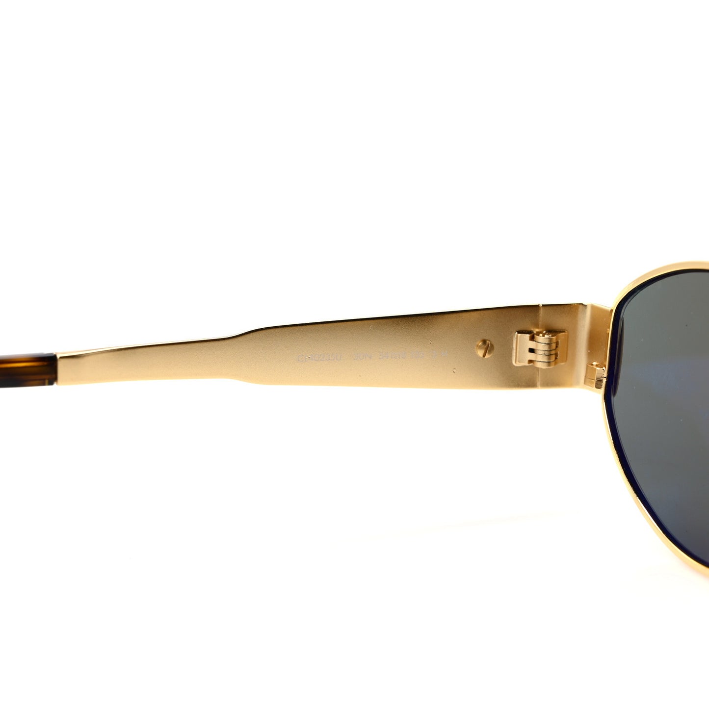 Metal Triomphe 01 Sunglasses CL40235U Gold Green