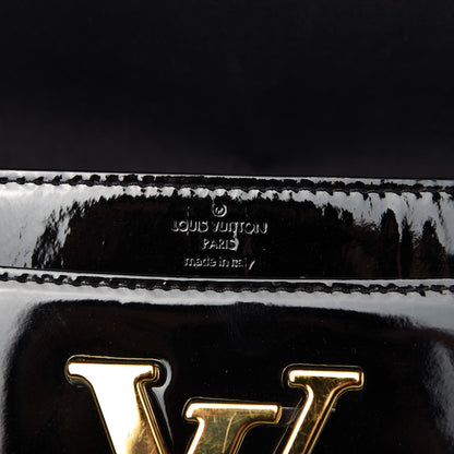Louis Vuitton Patent Louise Clutch Black 8 of 9