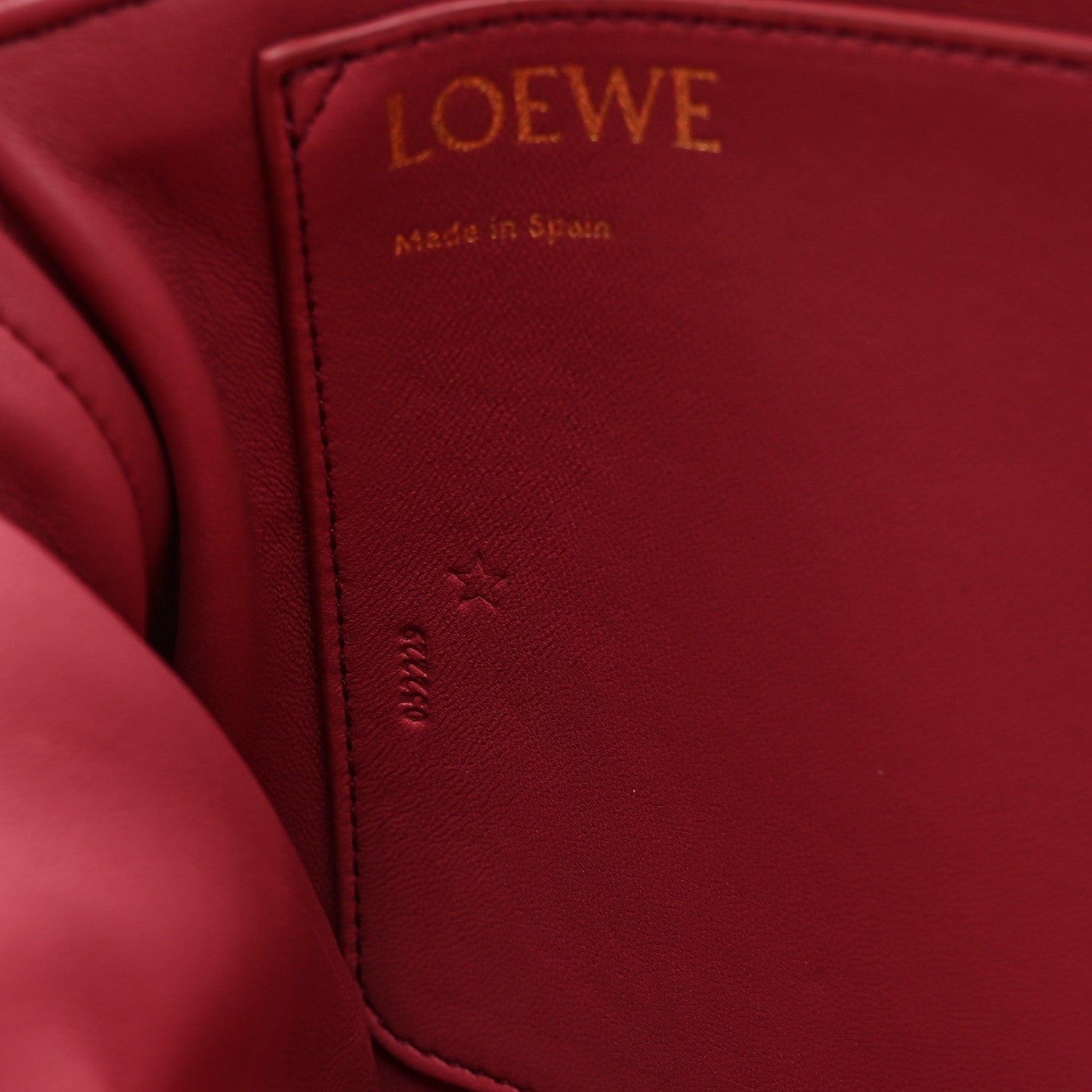 Loewe Lambskin Goya Puffer Bag Plumrose 8 of 11