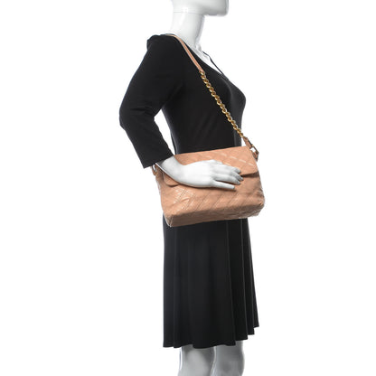 Marc Jacobs Lambskin Quilted The Large Single Flap Link Pink 2 of 9