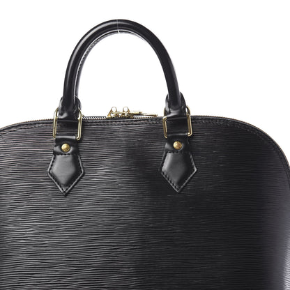 Louis Vuitton Epi Alma PM Black 9 of 12