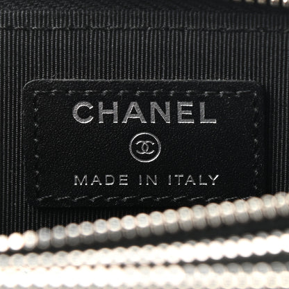 Chanel Caviar Quilted Triple Zip Wallet Black 6 of 10