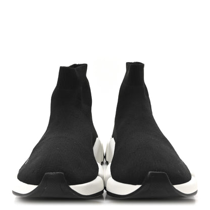 Balenciaga Technical 3D Recycled Knit Bi-Color Sole Womens Speed 2.0 Sneakers 40 Black White 3 of 9