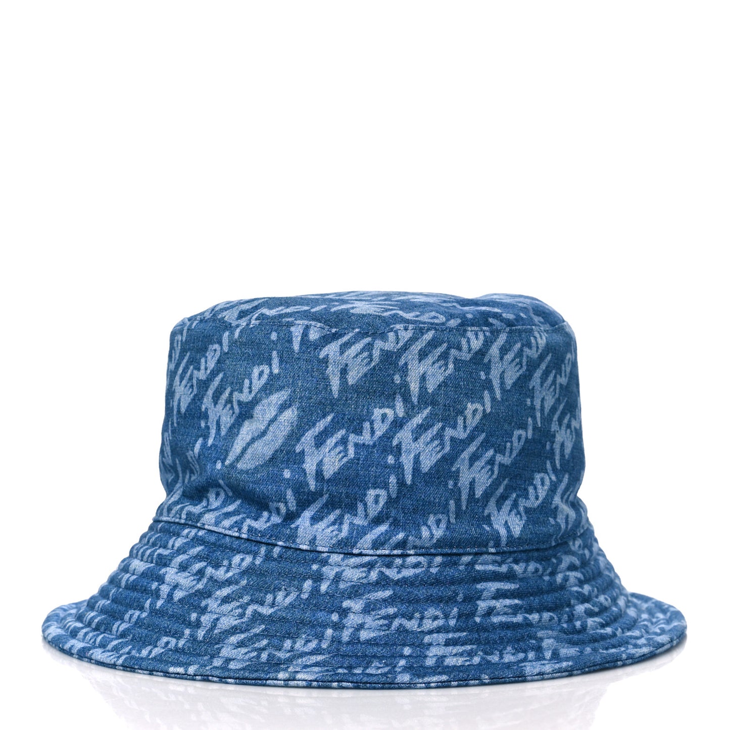 Denim Logo Bucket Hat S Light Blue
