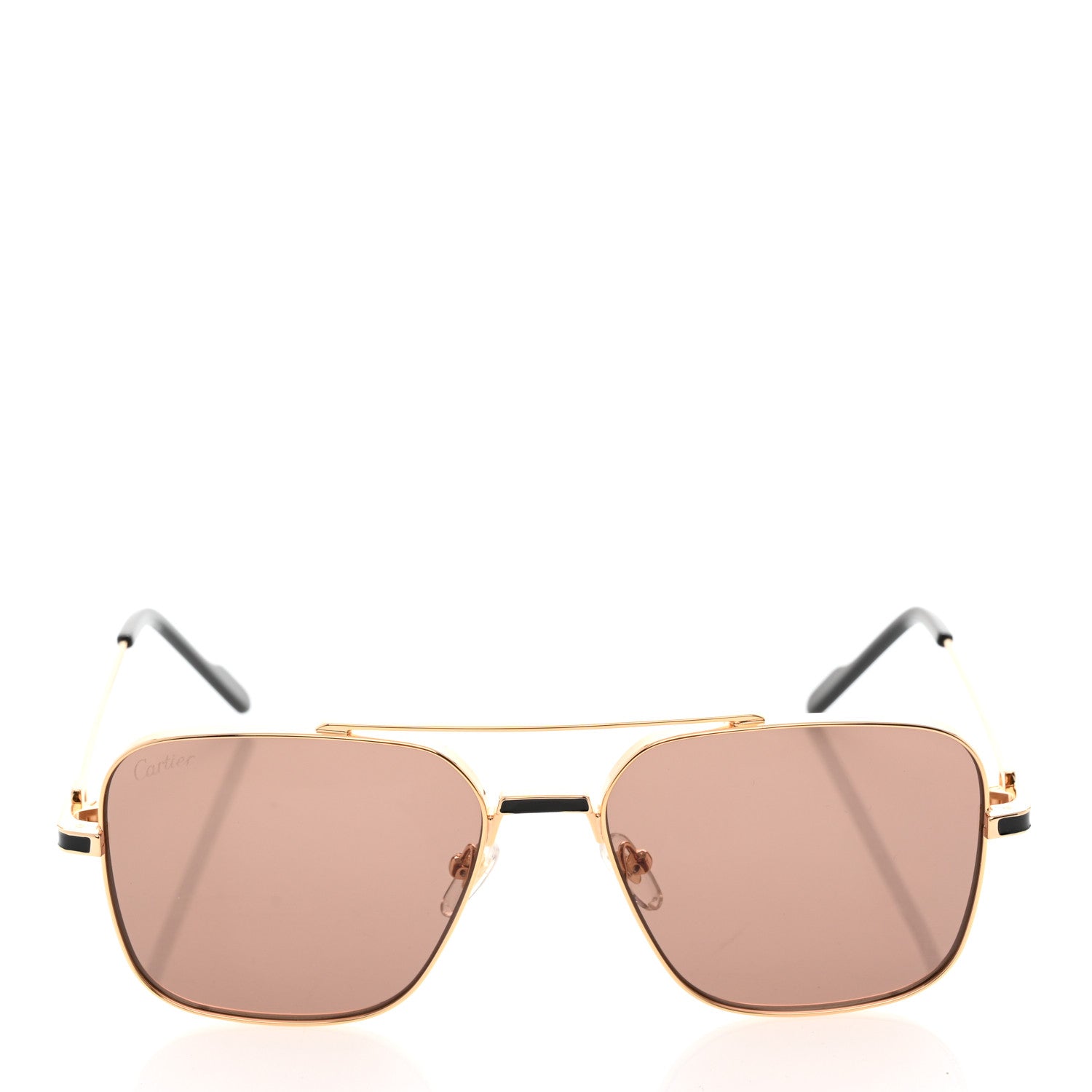 Cartier Metal Aviator Sunglasses Gold 2 of 7