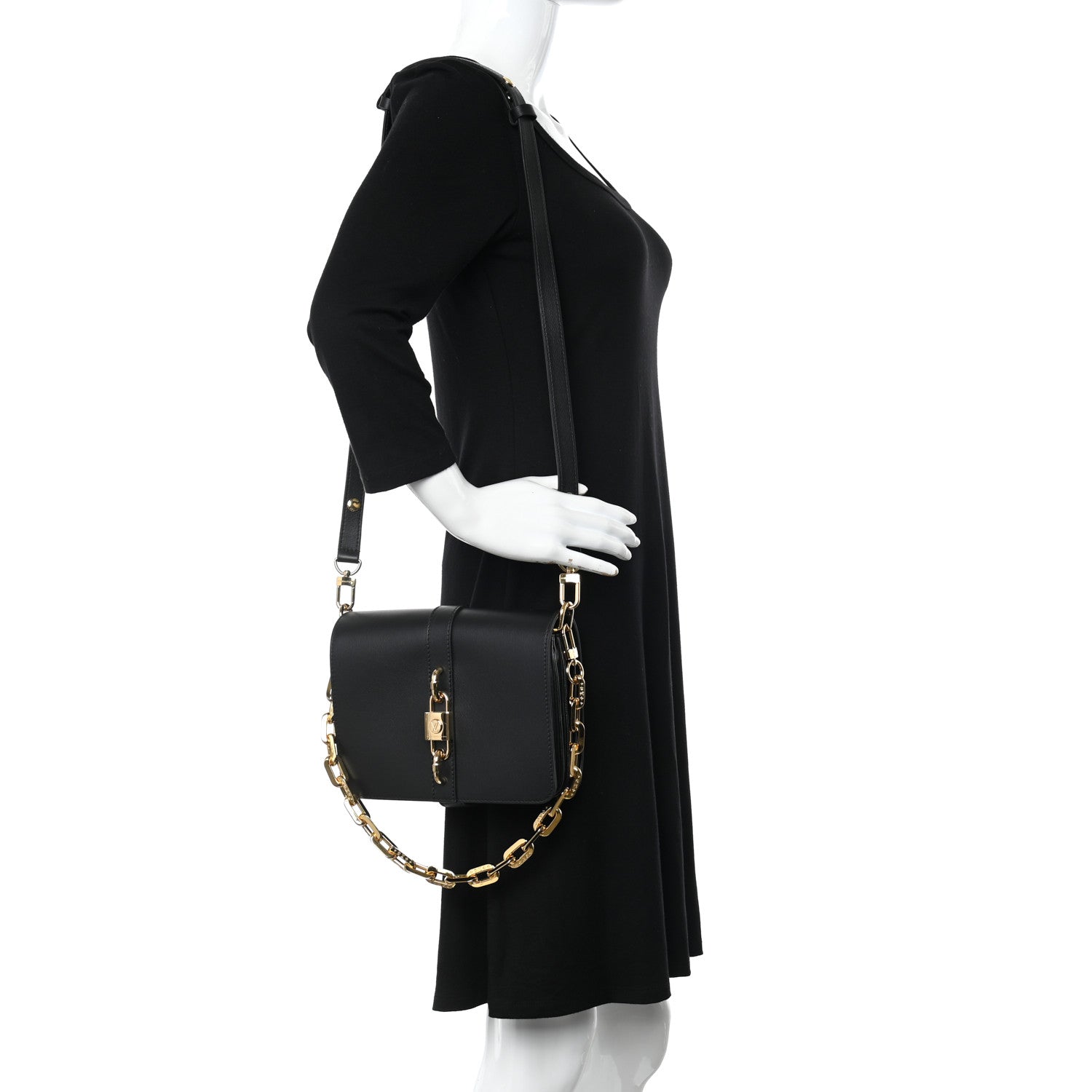 Louis Vuitton Calfskin Rendez-Vous Black 2 of 10