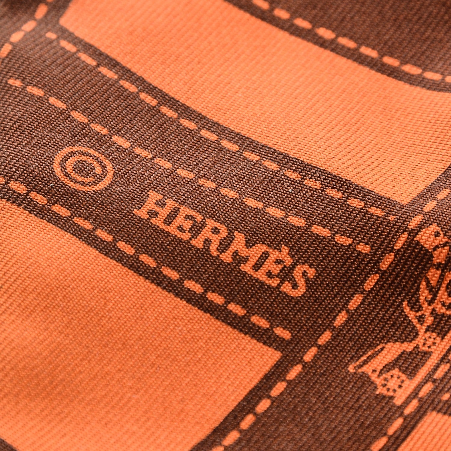 Hermes Silk Bolduc Twilly Orange 4 of 10