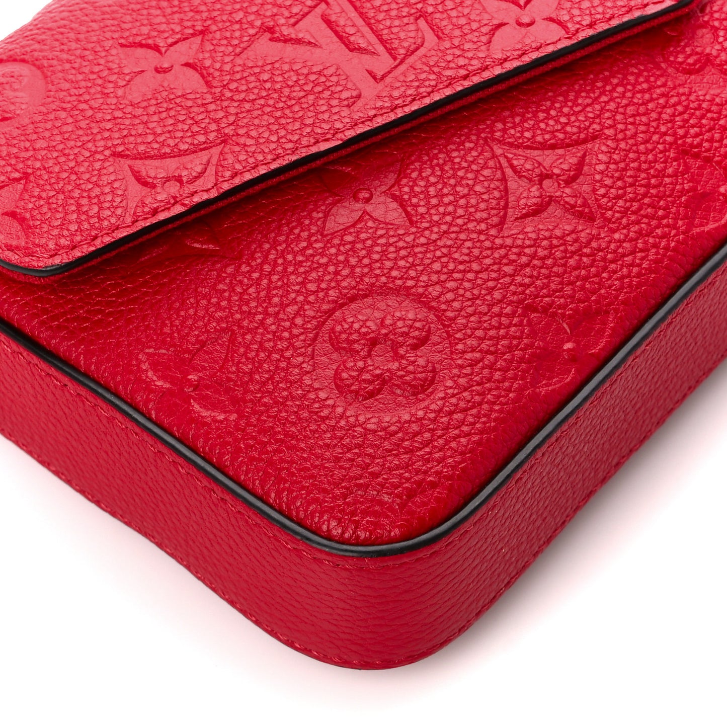 Empreinte Pochette Felicie Chain Wallet Scarlet