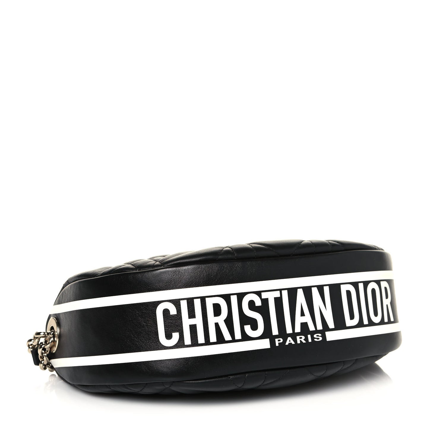 Lambskin Cannage Medium Dior Vibe Hobo Bag Black
