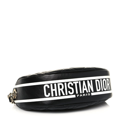 Christian Dior Lambskin Cannage Medium Dior Vibe Hobo Bag Black 4 of 12